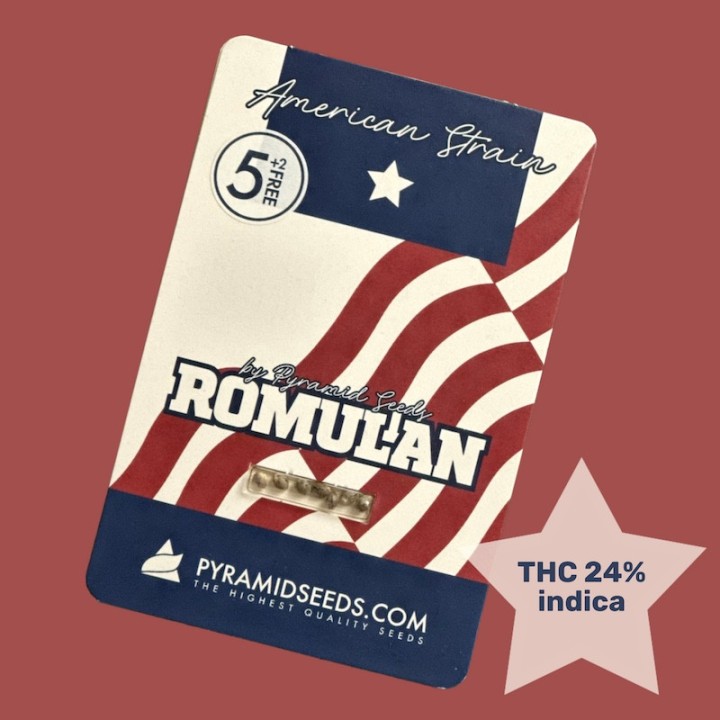 Romulan – индика-доминантный американский сорт | Pyramid Seeds