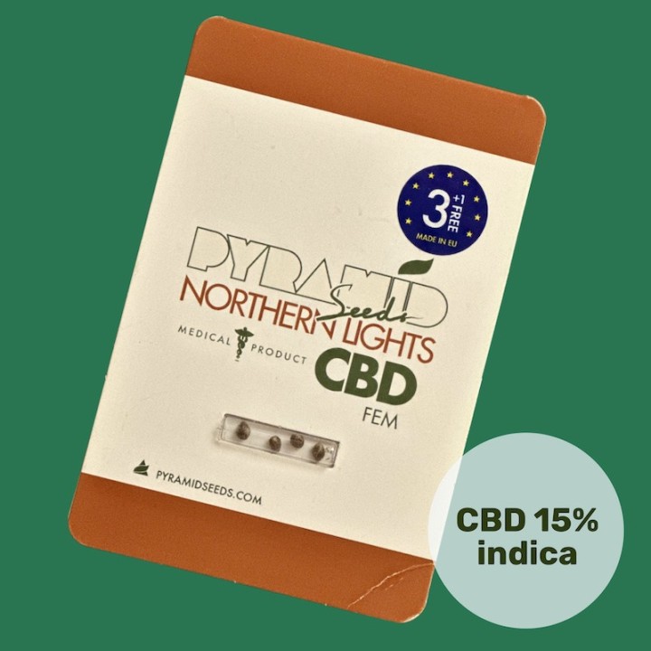 Northern Lights CBD купить – 10-15% CBD, 7-12% THC | Pyramid Seeds